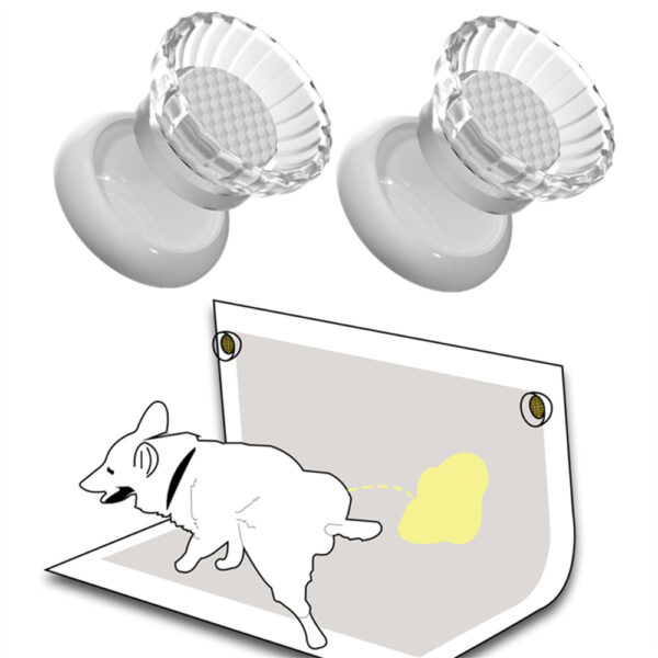 2 dog urine pad magnetic fixators, pet urine pad fixing buckles, portable fixators for dog toilets - Image 7