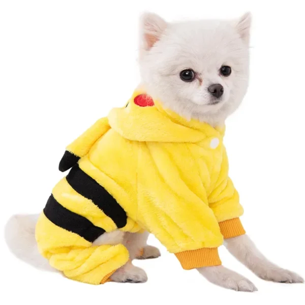 Thickened Warm Dog Clothes Pet Clothes for Small Medium Dogs Chihuahua Teddy Puppy Cat Dinosaur Outfit Pet Dog Hoodies - Image 8