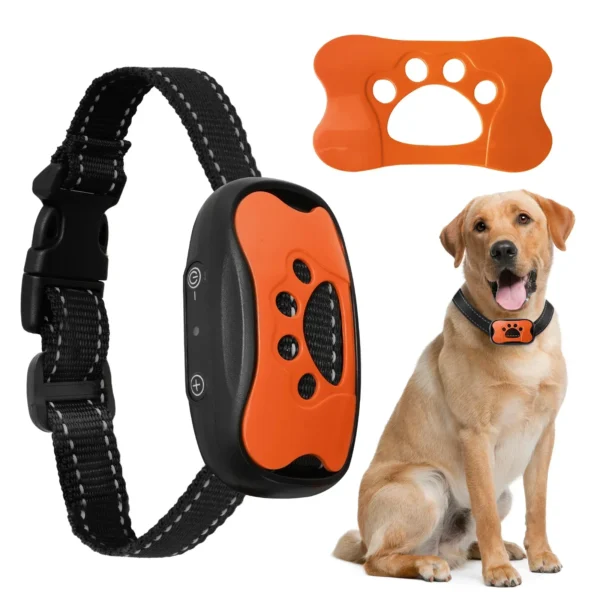 Pet Dog Anti Barking Device USB Rechargeable Dogs Training Collar Ultrasonic Stop Barking Vibration Anti Bark Collar - Image 9