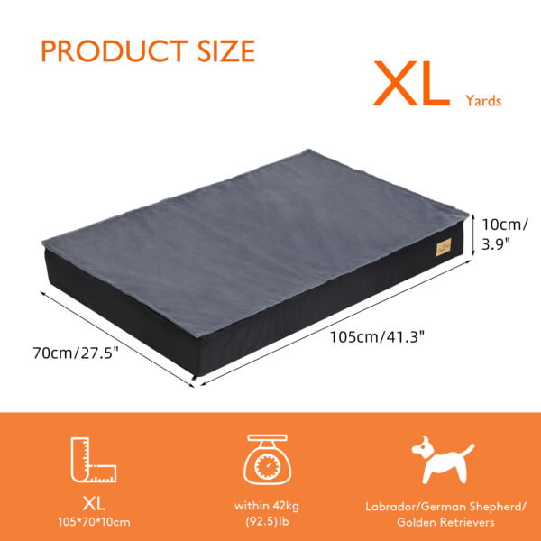 Washable Dog Beds for Large Dogs Comfortable Orthopedic Dog Bed Sponge Foam Pet Bedding Dog Crate Bed - Image 10
