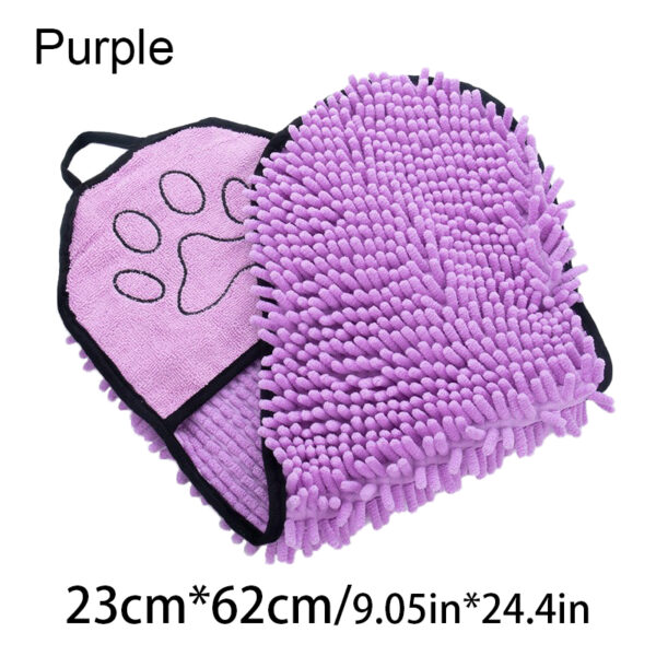 Soft Dog Bath Robe Towel Quick Super Absorbent Pet Bath Towel Cat Bath Towel Convenient Pet Cleaning Washcloth Dog Accessories - Image 10