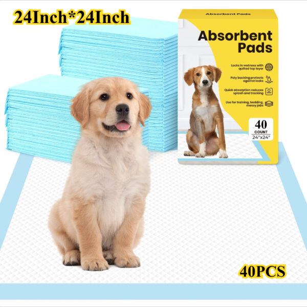 100/50/40PCS Dog Pee Pads with Leak-Proof Quick-Dry Design for Potty Training Absorbent Puppy Diapers Disposable Dogs Supplies - Image 8
