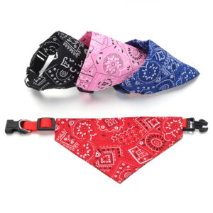 Adjustable Triangular Bandage For Pet Dog Cat Washable Scarf Bandana Collar Bibs Cat Neck Decor Birthday Party Dress Up2025new