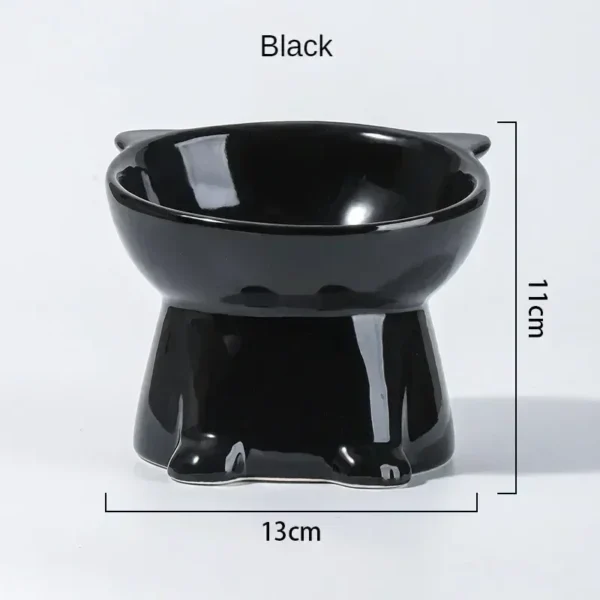 Black  Cat Bowl Pet Bowl Pet Supplies Dog  Macaron Color New Cat and Dog Universal Pet Bowl - Image 6