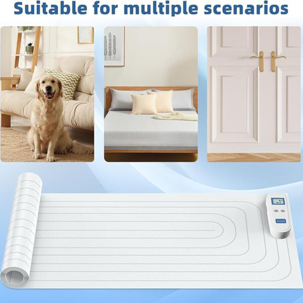 Rechargeable Dog Training Pad Indoor Cat Deterrent Pad 3 Training Modes Pet Shock Pads Prevents Cats From Jumping onto Sofas - Image 4