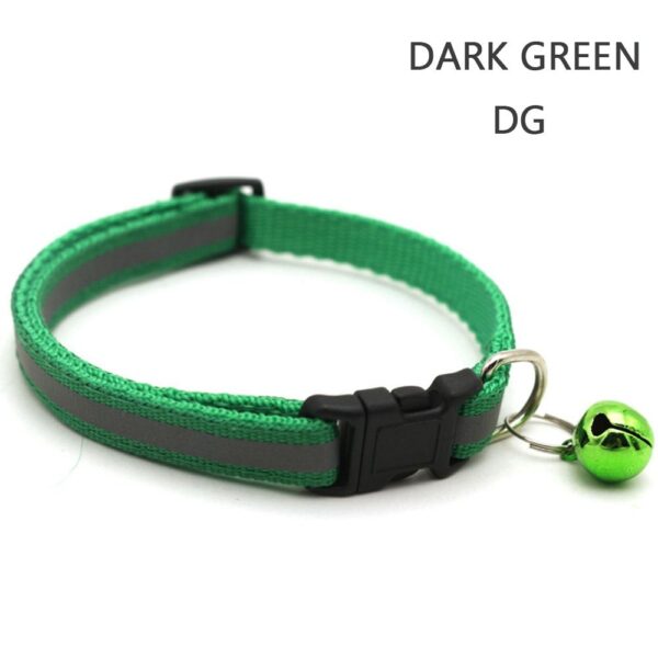 Safety Heart Bell Cat Collar Elastic Adjustable Adjustable Colored Diamonds Cat Collar With Bell Soft Dog Necklace Photo Props - Image 18