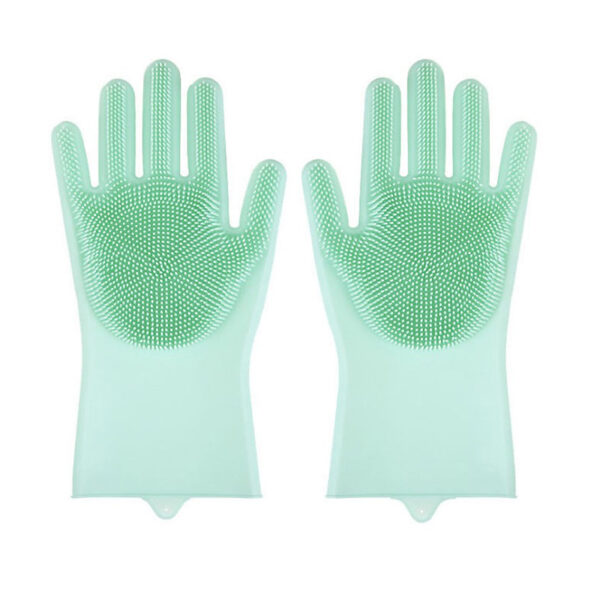 Pet Grooming Gloves Dog Cat Bathing Cleaning Glove Shampoo Scrubber Clean Soft Silicone Hair Removal Glove Hand Skin Protection - Image 10