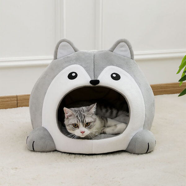 Very Soft Cat Bed Pet Basket Cat House Sofa Small Dog Lounger Cushion Kittens Cave Puppy Mat House Tent Bed Supplies For Cats - Image 5