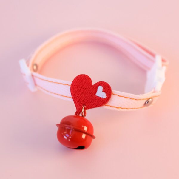 Super Cute Cotton Cat Collar Anti-choking Safety Buckle Adjustable Pet Collars Rabbit/frog/Panda Big Bells Cats Accessories - Image 6