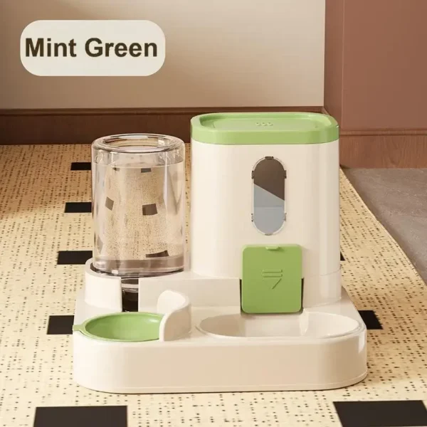 2in 1 Cat Food Dispenser Water and Food Integrated Fully Automatic Cat Food Feeding and Water Dispenser Cute Water Dispenser - Image 6