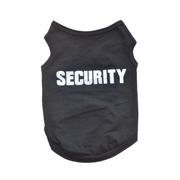 Security Clothing for Dogs Summer Pet Clothes Vest for Small Dogs Chihuahua Yorkshire Puppy Cats Low Price Pets T-shirt Costume - Image 9