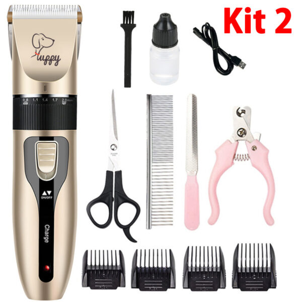 Electric Pet Clipper Grooming Kit For Dogs Reachageable Trimmer Haircut Cat Hair Cutting Remover Professional Machine Set - Image 7