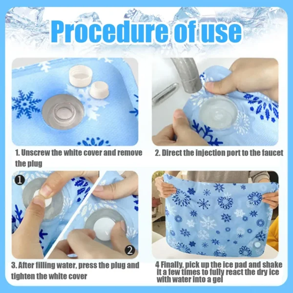 Dog Cooling Mat Gel Self-Cooling Pad Pet Cooling Pad Pet Beds for Small Middle Size Cats and Dogs Waterproof Wear Resistant - Image 3