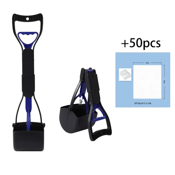 Dog Poop Grabber Pooper Scooper Long Handle Large Folding Design Fecal Shovel Picker Fecal Collector Cleaning Tool Pet Suppl Dog - Image 7
