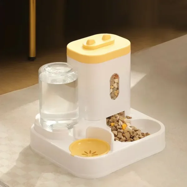 2-in-1 Automatic Feeder Dog Cat Food Bowl and Water Feeding Device Pet Large Food Dispenser Puppy Pet Kitten Bowl Accessories - Image 9
