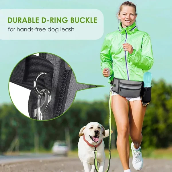 Dog Training Walking Bag Hand Free Treat Pouch Running Waist Bag Pet Puppy Train Snack Feeder Pocket Dog Bowls Water Cup Bags - Image 5