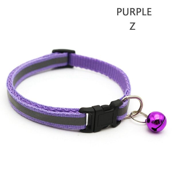Safety Heart Bell Cat Collar Elastic Adjustable Adjustable Colored Diamonds Cat Collar With Bell Soft Dog Necklace Photo Props - Image 12