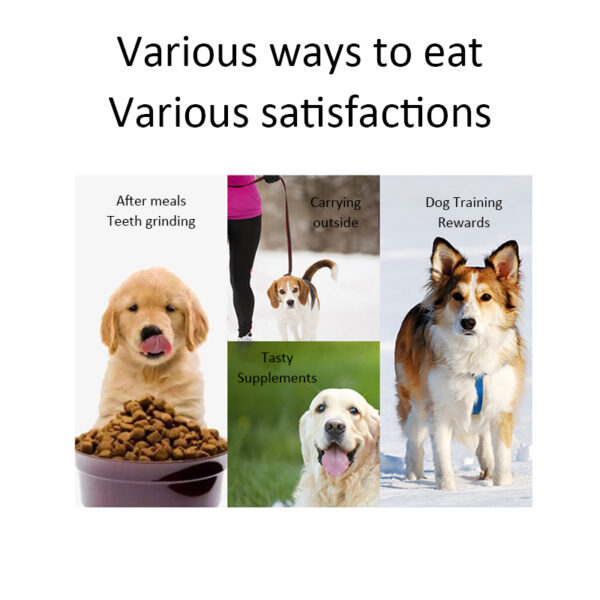 Dog Snacks Teething Stick 120g Mixed Flavor Tooth Cleaning Bone Fresh Breath Adult Dogs Puppy Training Reward Pet Snack Food - Image 3