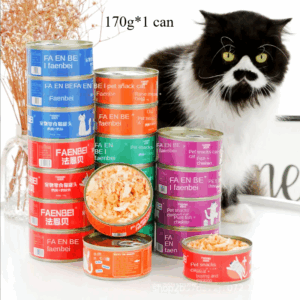 Canned cat white meat snack can cat snacks cat staple food young cat fat 170g cat wet food