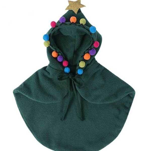 Christmas Cat Cloak Cute Pet Costumes Green Puppy Hoodie Coat for Festival Set Dress Up Pet Parties Clothes Pet  Accessories - Image 7