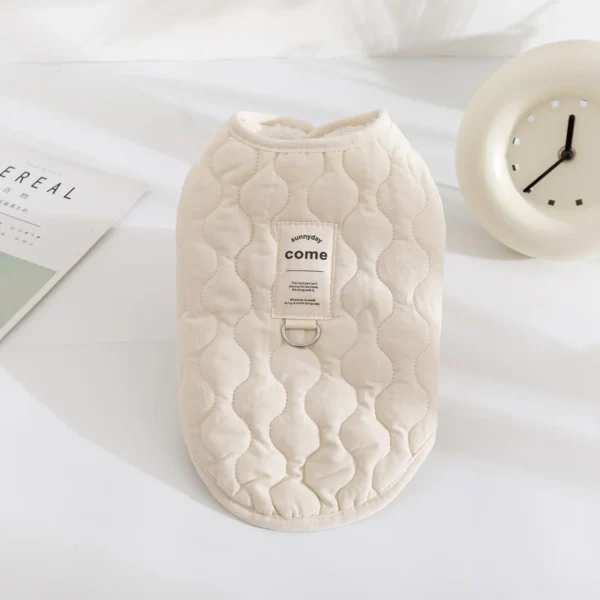 Winter Warm Dog Vest Coat Jacket with D-ring for Small Medium Dogs Puppy Vest Clothes Cotton Pet Jacket Dog Costume 골든리트리버 - Image 8