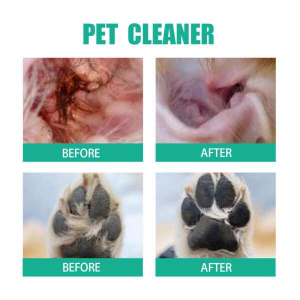 YEGBONG Dog Tooth & Ear Cleaning Wipes, Pet Dental Care Finger Wipes For Dogs&Cats - Reduces Plaque And Freshens Breath(50pcs) - Image 6