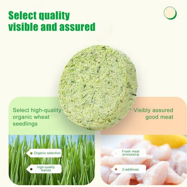 Cat Grass Treats Dried Chew Kitten Biscuits Snacks Toy Freeze Dried Cat Teeth Cleaning Grass Treats for Pet Kitten of Any Age - Image 3