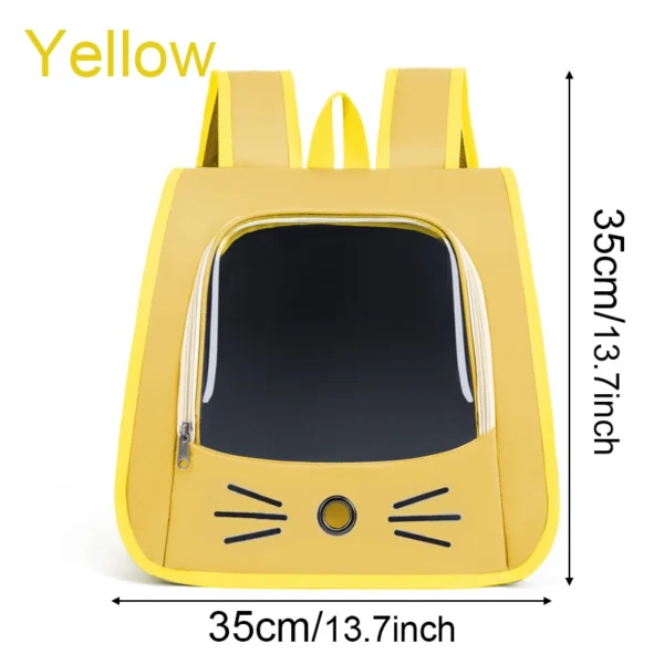 Transparent Pet Supplies Cat Carrier Bag Portable Travel Outdoor Backpack for Cats Small Dogs Breathable Carrying Pet Supplies - Image 8