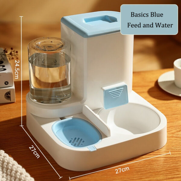 2 in 1 Cats Feeder and Water Dispenser Automatic Gravity Food Feeder and Waterer Set With Pet Feeder Water Supply Pet Supplies - Image 6