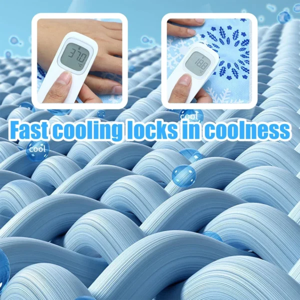 Dog Cooling Mat Gel Self-Cooling Pad Pet Cooling Pad Pet Beds for Small Middle Size Cats and Dogs Waterproof Wear Resistant - Image 5