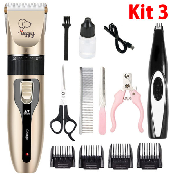 Electric Pet Clipper Grooming Kit For Dogs Reachageable Trimmer Haircut Cat Hair Cutting Remover Professional Machine Set - Image 8