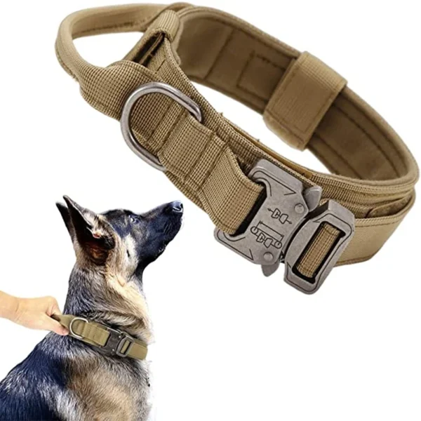 Durable Tactical Dog Collar Leash Set Adjustable Military Pet Collar Leash Medium Large Dog German Shepherd Training Accessories - Image 9