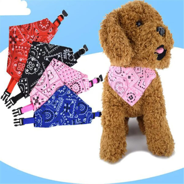 Adjustable Triangular Bandage For Pet Dog Cat Washable Scarf Bandana Collar Bibs Cat Neck Decor Birthday Party Dress Up2025new - Image 3