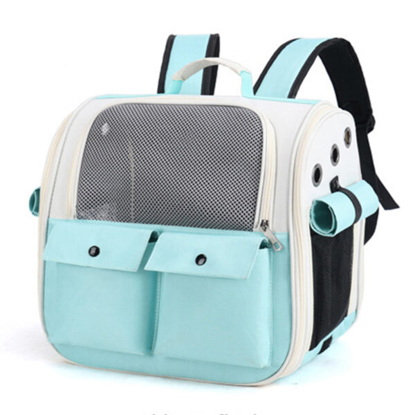 Ventilation Large Capacity Cat Carrier Backpack Adjustable Strap Pet Carrying Bag Foldable Cat Backpack for Outdoor Travel Pet - Image 10