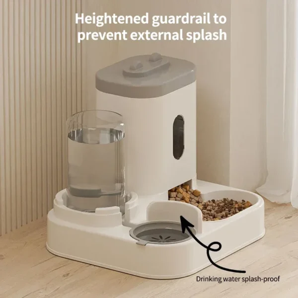2-in-1 Automatic Feeder Dog Cat Food Bowl and Water Feeding Device Pet Large Food Dispenser Puppy Pet Kitten Bowl Accessories - Image 11