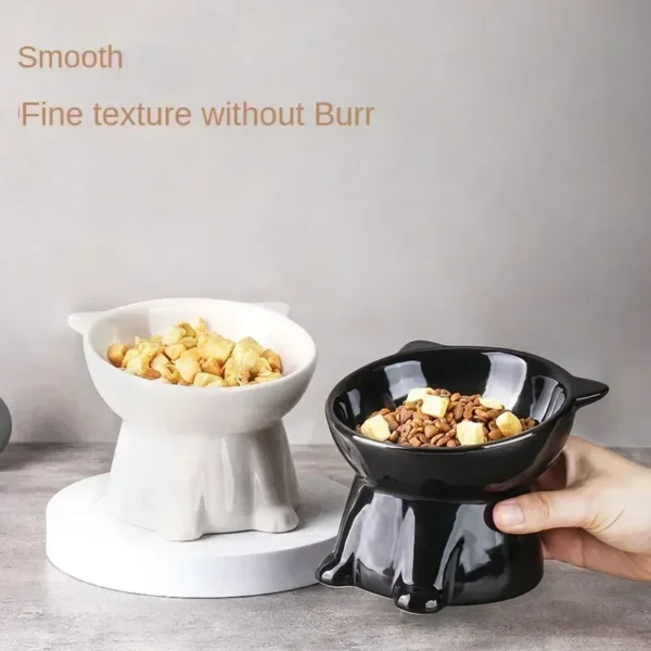 Black  Cat Bowl Pet Bowl Pet Supplies Dog  Macaron Color New Cat and Dog Universal Pet Bowl - Image 4