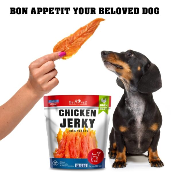 Chicken Jerky Dog Treats 1.5 Lb Human Grade Pet Snacks Grain Free Organic Meat All Natural High Protein Dried Strips Best Chews - Image 6