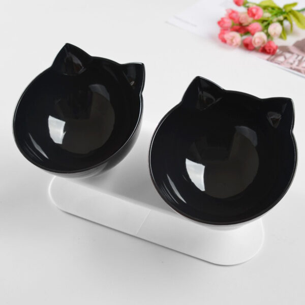 Non-Slip Double Cat Bowl Dog Bowl With Stand Pet Feeding Cat Water Bowl For Cats Food Pet Bowls For Dogs Feeder Product Supplies - Image 7