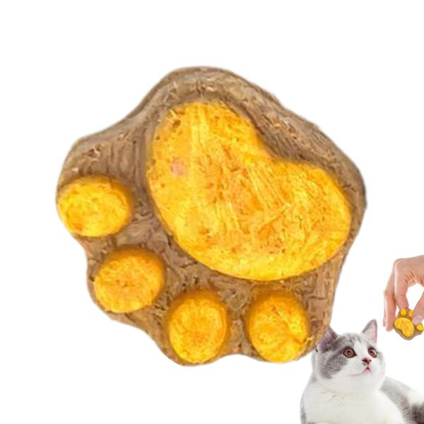 Paw Shape Cat Snack Cleaning Cat Snacks Kitten Treats Paw Shape Cat Food Footprint Shaped Cat Treats Pets Supplies - Image 2