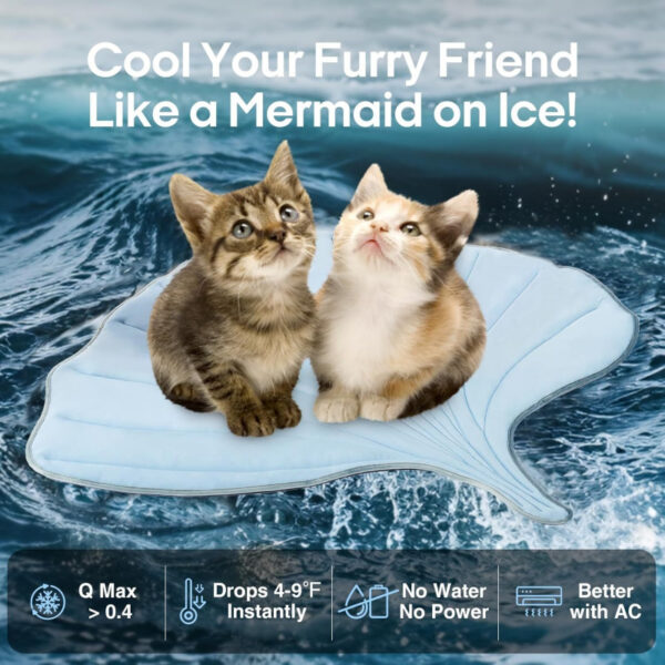 Cool pet Mat Eco-friendly Cooling Pad for Large Dog Pet Cooling Mats for Dog bed & Cat house Use in Crate Tunk Camping Outdoor - Image 4