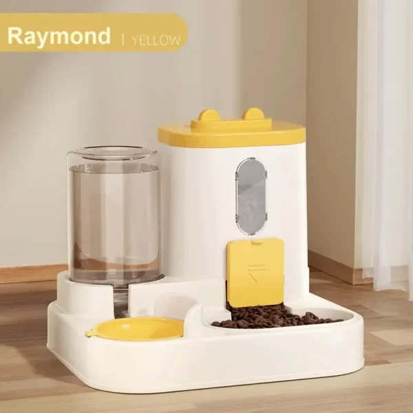 2in 1 Cat Food Dispenser Water and Food Integrated Fully Automatic Cat Food Feeding and Water Dispenser Cute Water Dispenser - Image 10