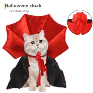 Halloween Pet Cape Cat Cape Pet Funny Cape Holiday Dress Up Transformation Dress Up