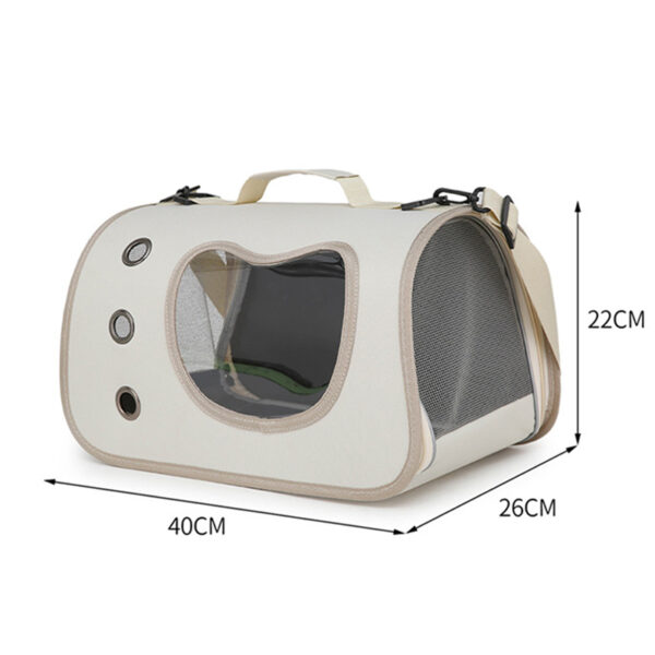 Portable Pet Carrier Bag for Small Dogs Cats Outdoor Foldable Cat Bag Breathable Cat Shoulder Bag Kitten Carrying Bag - Image 6