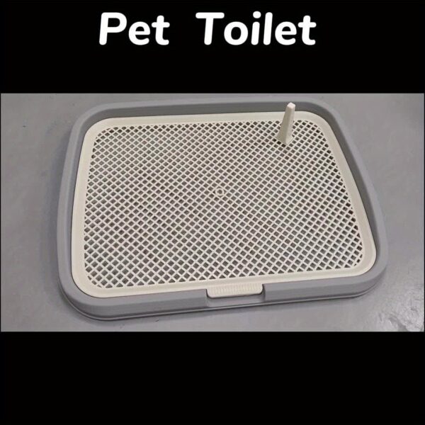 Dog Potty Training Toilet, Plastic Dog Pee Pad Holder With Removable Net, Reusable Dog Potty Trainer Dog Toilet Tray For Pets Up - Image 6