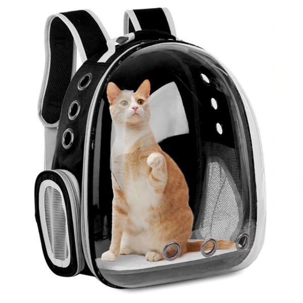 Pet Cat Carrying Bag Space Pet Backpacks Breathable Portable Transparent Backpack Puppy Dog Transport Carrier Space Capsule Bags - Image 7