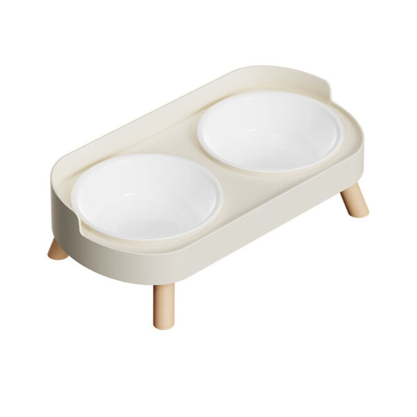 Cat Bowl Double Bowl Set - Anti-Spill Anti-Tip Pet Food Bowl & Water Bowl | Non-Slip Base Cute Cat Feeding Bowls Pet - Image 11