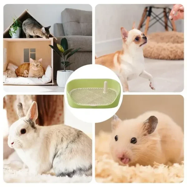 Pet Supplies Indoor Dog Potty Training Toilet Pet Toilet for Small Dogs Cats Portable Dog Training Toilets Puppy Pad Holder Tray - Image 4