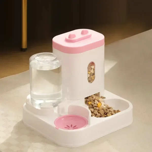 2-in-1 Automatic Feeder Dog Cat Food Bowl and Water Feeding Device Pet Large Food Dispenser Puppy Pet Kitten Bowl Accessories - Image 10