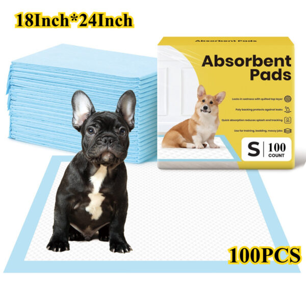 100/50/40PCS Dog Pee Pads with Leak-Proof Quick-Dry Design for Potty Training Absorbent Puppy Diapers Disposable Dogs Supplies - Image 9