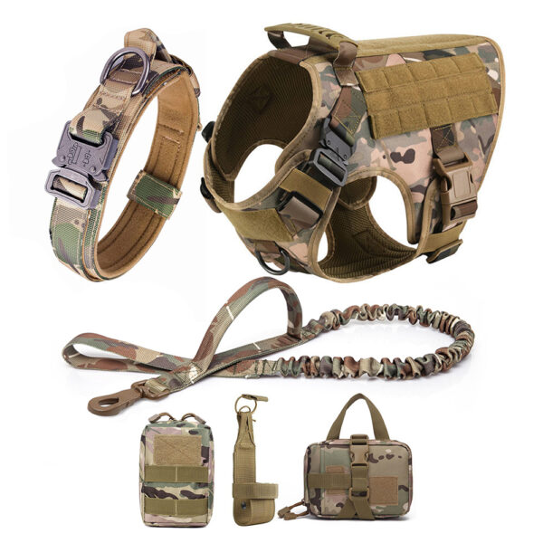 Large Dog Harness And Leash Set Pet German Shepherd Malinois Training Walking Vest Dog Harness And Collar For Medium Large Dogs - Image 21